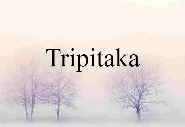 Tripitaka