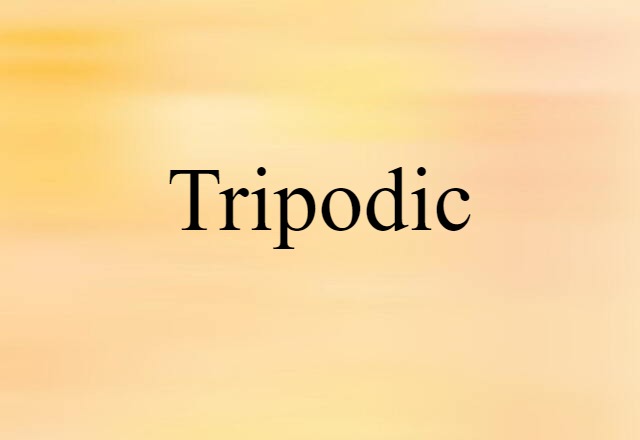 tripodic