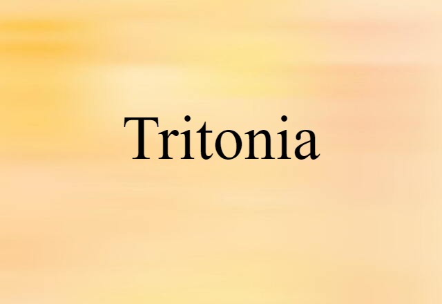 tritonia