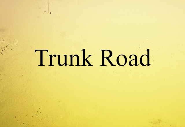 trunk road