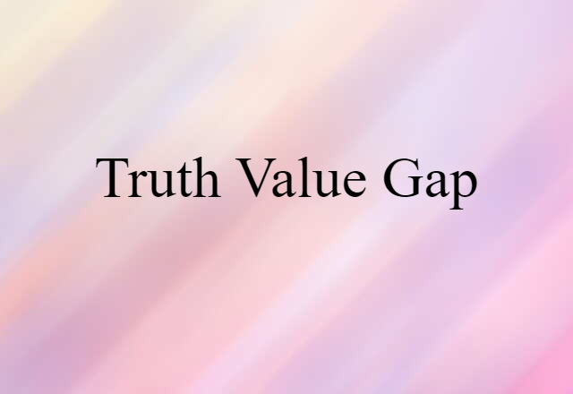 truth-value gap