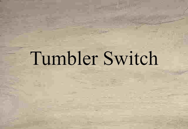 tumbler switch