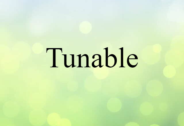 tunable