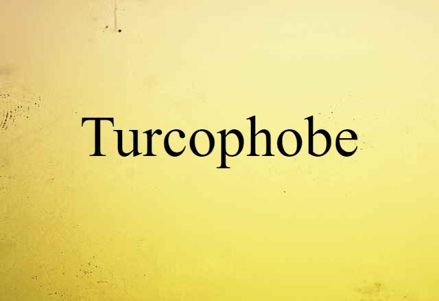 Turcophobe