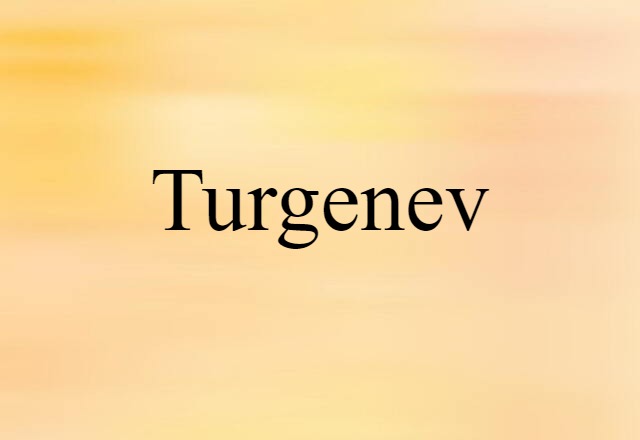 Turgenev