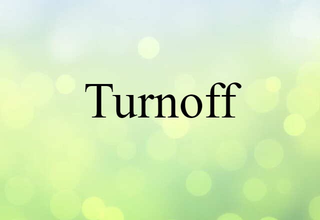 turnoff