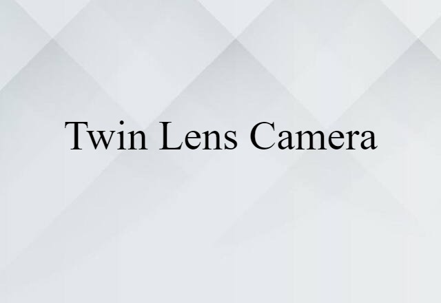 twin lens camera