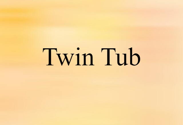 twin-tub