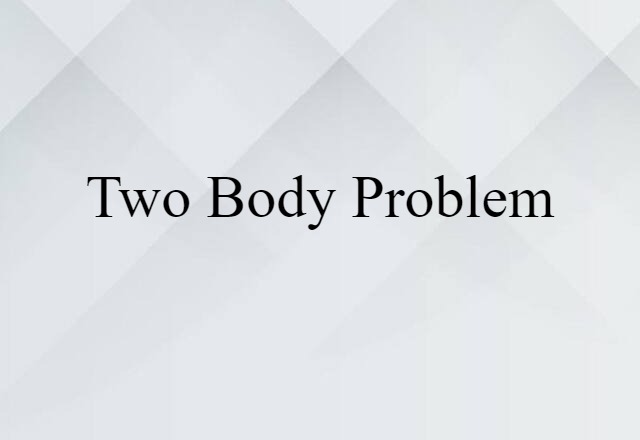 two-body problem