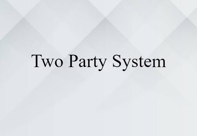 two-party system