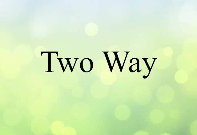 two way