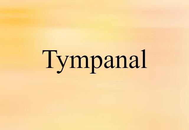 tympanal