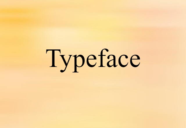 typeface