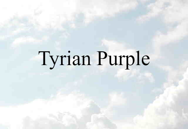 Tyrian purple