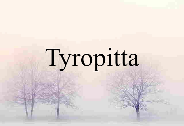 tyropitta