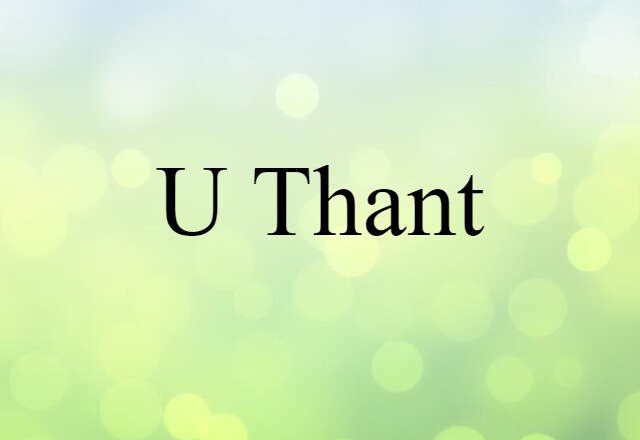 U Thant