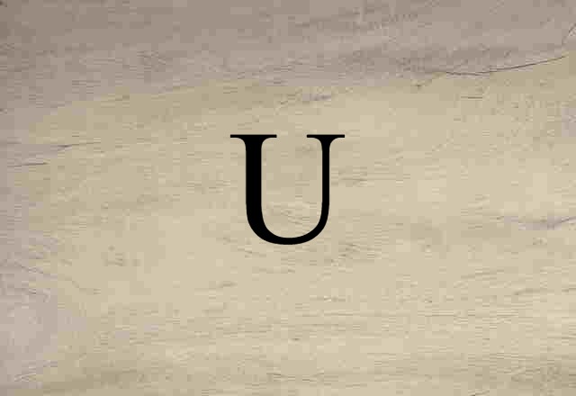 U