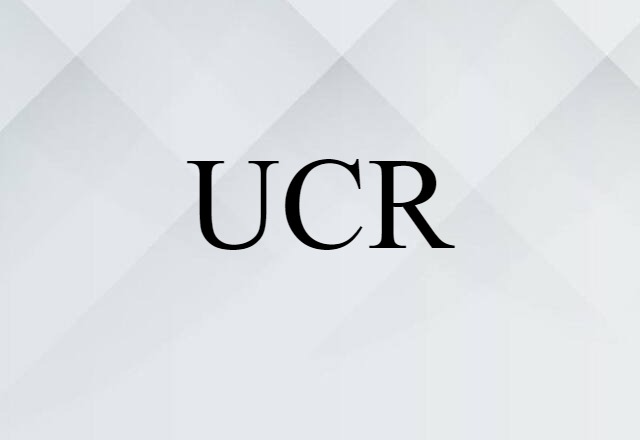 UCR