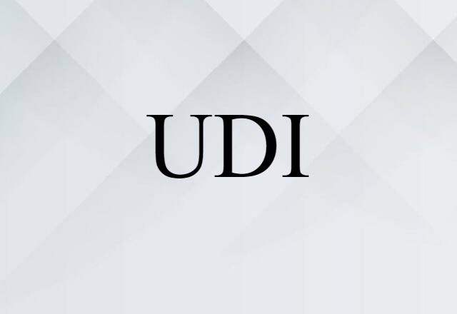 UDI