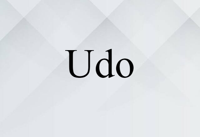 udo