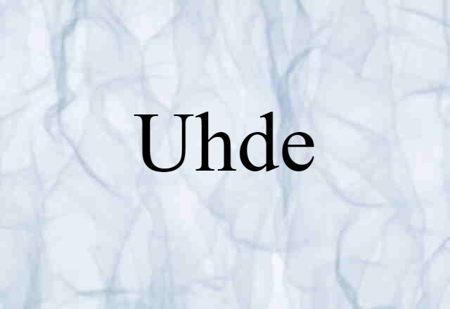 Uhde