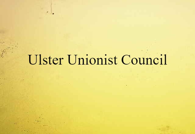 Ulster Unionist Council