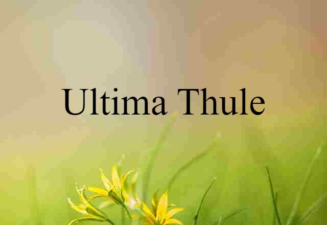 ultima Thule