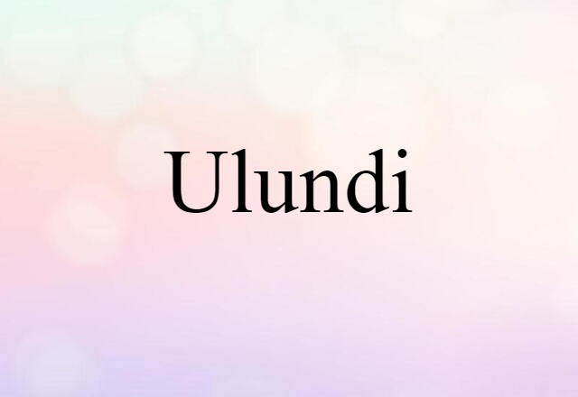 Ulundi