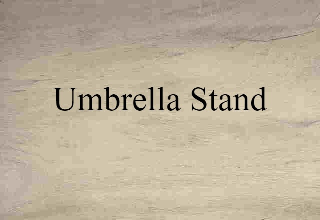 umbrella stand