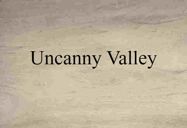 uncanny valley