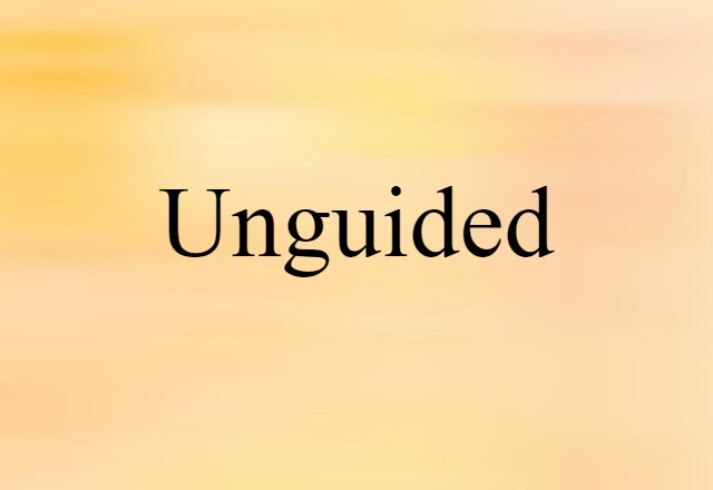 unguided