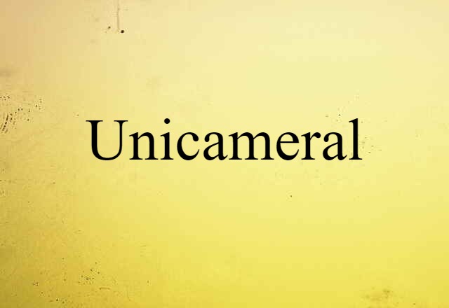 unicameral