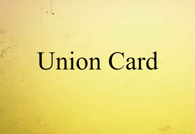 union card