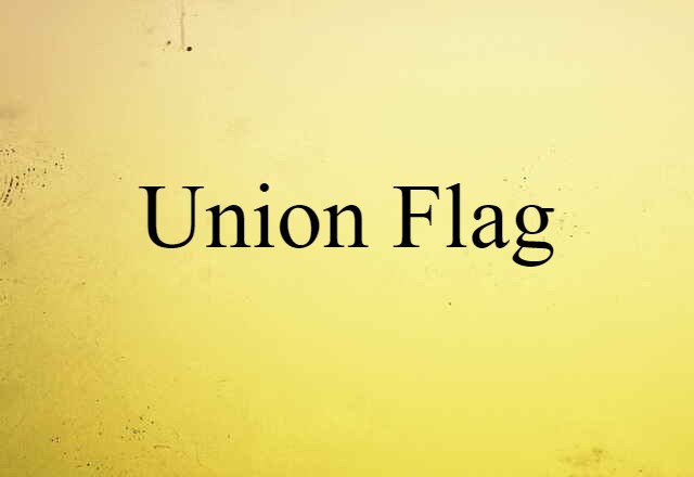 Union Flag (noun) Definition, Meaning & Examples