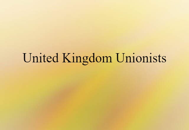 United Kingdom Unionists