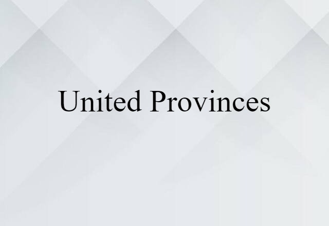 United Provinces