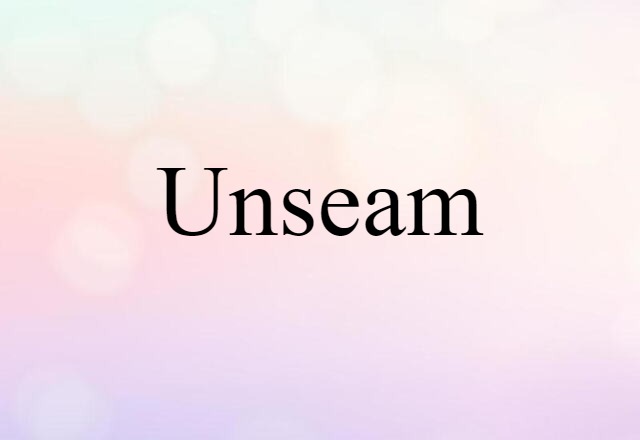 unseam