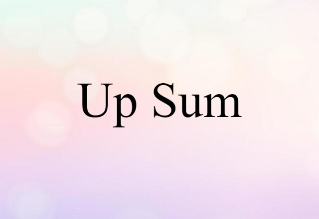 up-sum