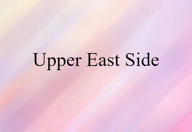 Upper East Side