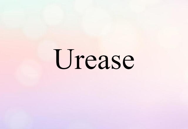 Urease (noun) Definition, Meaning & Examples