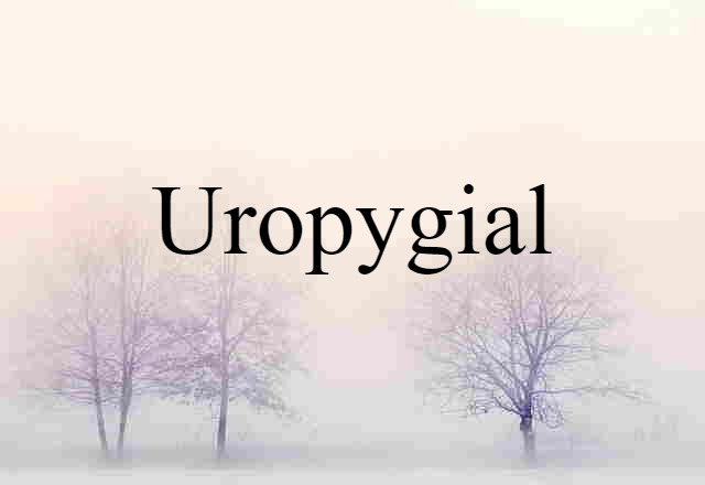 uropygial