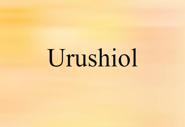 urushiol