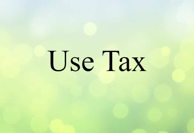 use tax