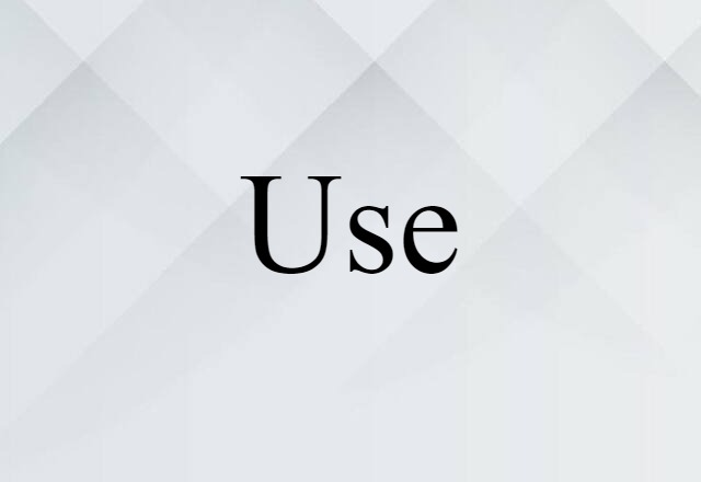 use