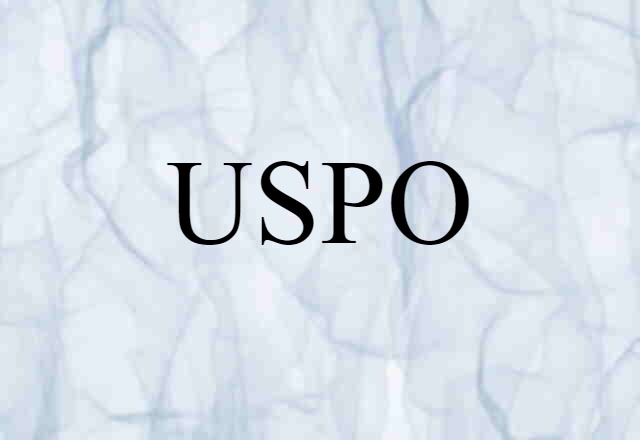 USPO (noun) Definition, Meaning & Examples