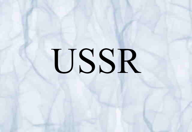 USSR (noun) Definition, Meaning & Examples