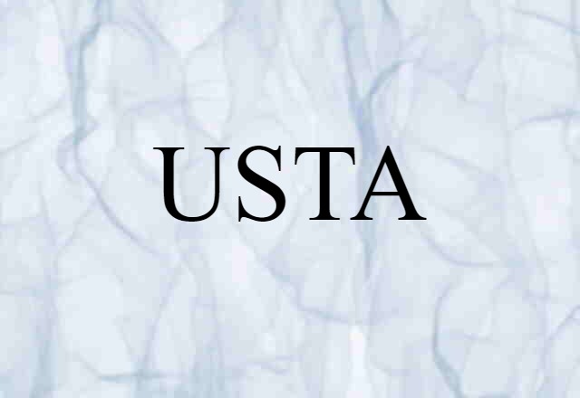 USTA (noun) Definition, Meaning & Examples