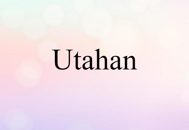 Utahan