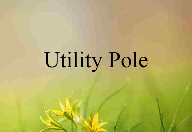 utility pole