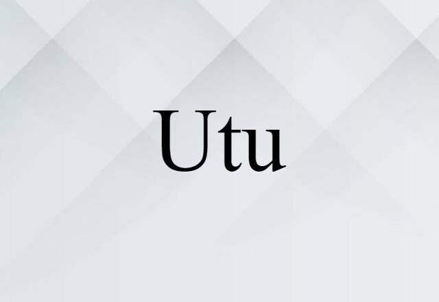 Utu